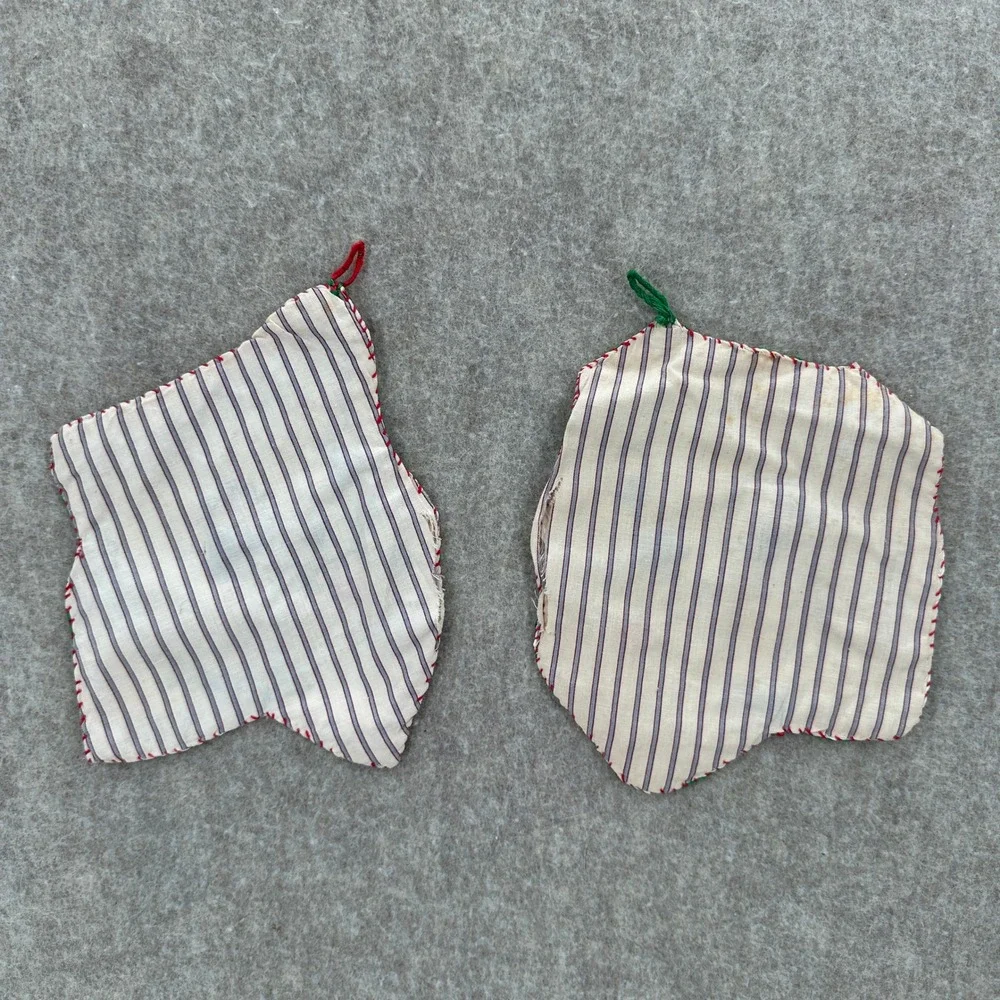 VTG Lightweight Potholders Vintage Cat Dog Embroidered Handmade Decor